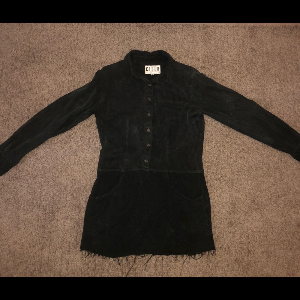 Cielo By Daniel long sleeve Dress green size M